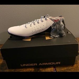 Under Armour SpeedForm Miler 2 Track Spikes in White/Black